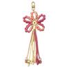 Explosive exquisite handmade woven flower tassel bag pendant with rustic style and creative car keychain pendant