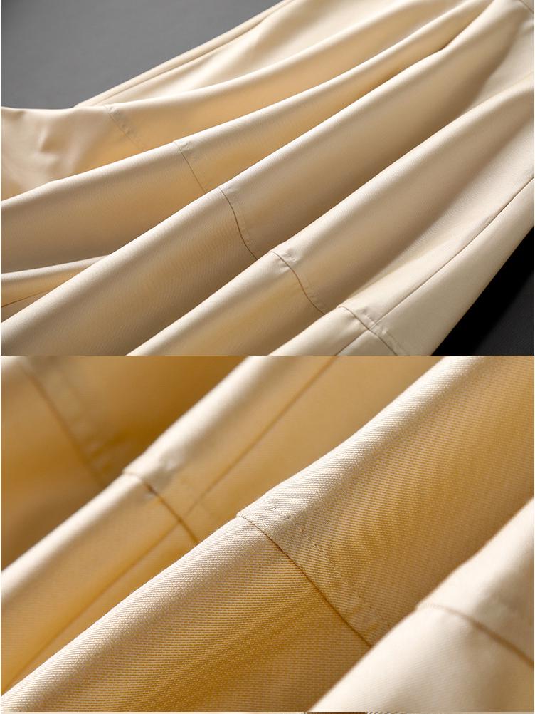 In-Stock Elegant Hepburn Style High-Waisted A-Line Umbrella Skirt for Women - Summer Collection