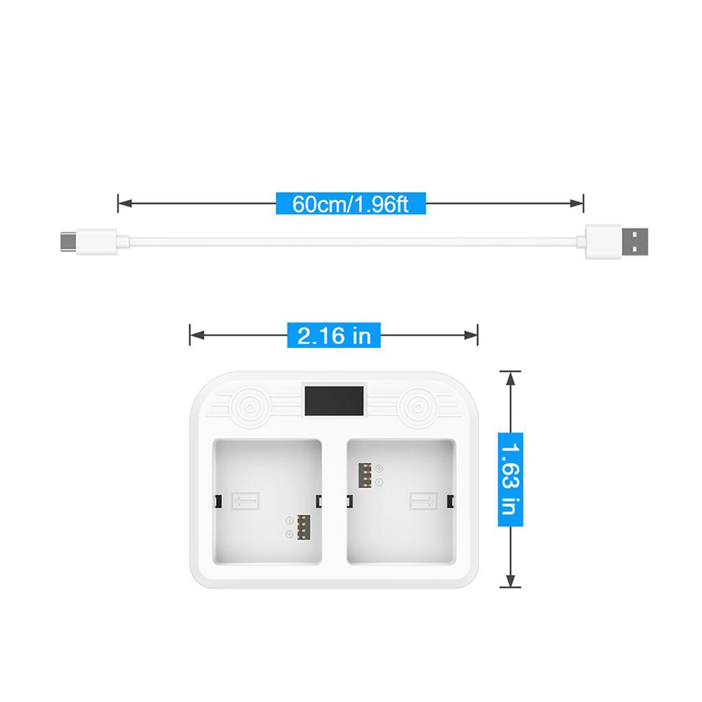 Battery Charger Station Compatible with for Arlo Ultra 4k Arlo Pro 3 Camera Dual Charging Station LED Display