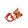 PVC Animal Dog Hair Claw Cartoon Christmas Shark Clip Kawaii Cat Hair Clip  Daily