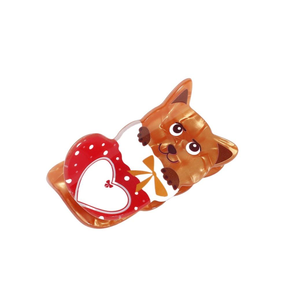 PVC Animal Dog Hair Claw Cartoon Christmas Shark Clip Kawaii Cat Hair Clip Daily