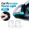 2PCS Universal Turn Signal Blinker Lamp Blue LED Car Rearview Mirror Light  Auto Accessory