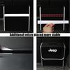 Cup Holders Car Folding Storage Box Large Capacity Felt Organzer Bag Accessories For JEEP Renegade Patriot Weangler Cherokee Com