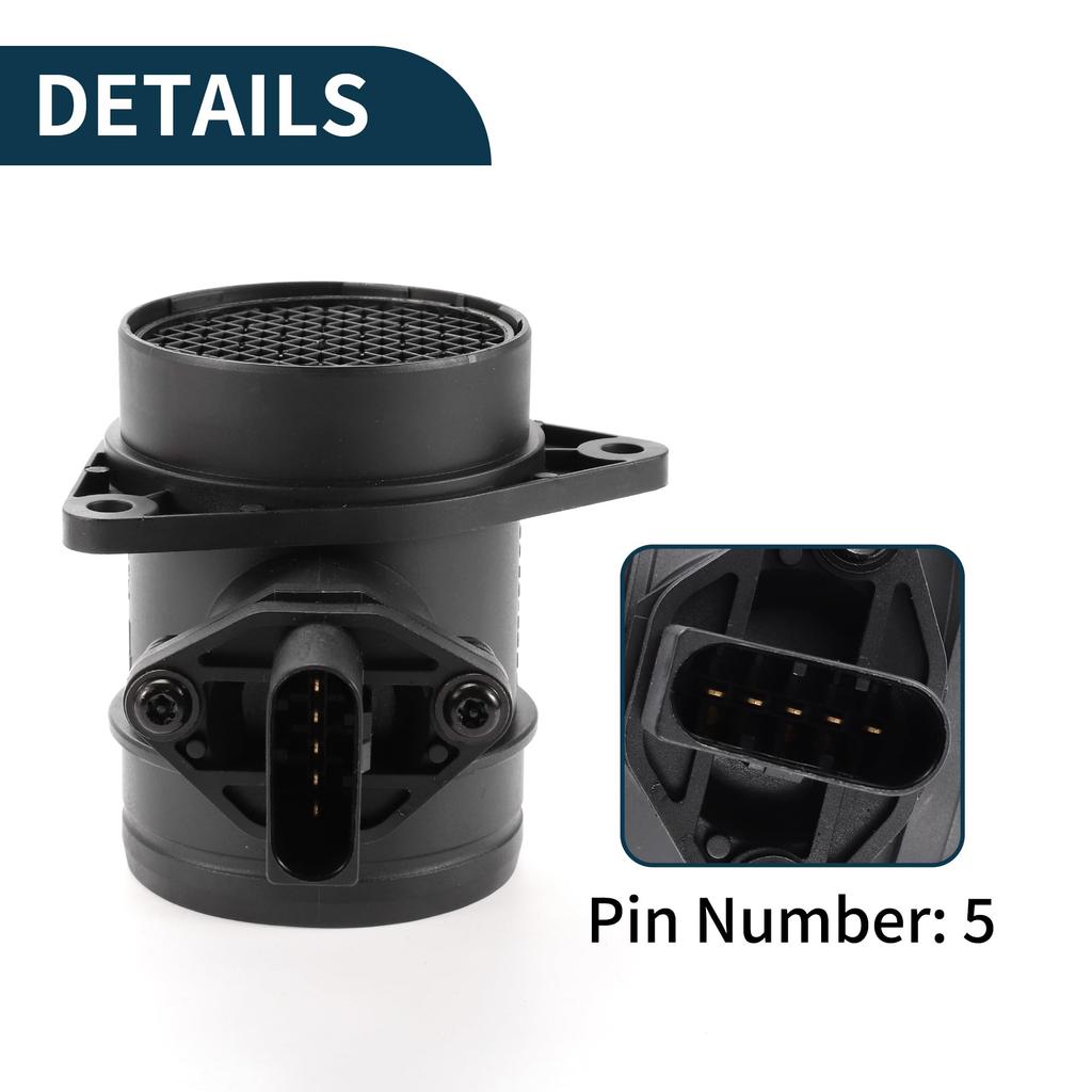 TUCKBOLD Langlebiger Luftmassenmesser-Messgerät-Baugruppe für VW Polo, Teilenummer 045906461X | 1 Innerer LMM-Sensor