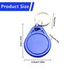 RFID Key Fob: 100 Pack 13.56 MHz NFC Tag UID Changeable Rewritable Keychain for Access Control Systems Hotel Locks Campus Entry Parking Entry