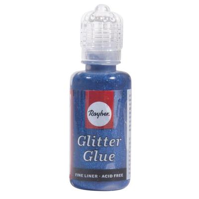 Metallic Glitter Glue, 20 Ml Bottle, Sapphire