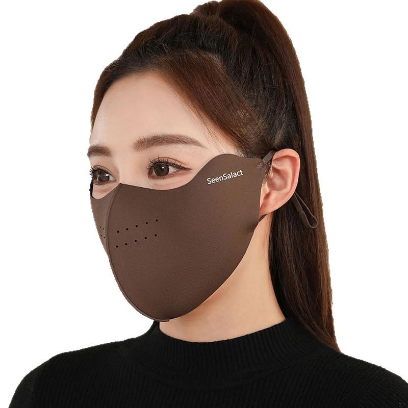 Cold-Proof Velvet Lined Windproof Mask: Anti-Fog, Breathable, Stylish Face Cover for Outdoor Cycling in Fall and Winter