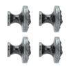4Set Lion Head Zinc Alloy Cabinet Door Handle Modern Antique Cartoon Solid Drawer Pull Circular
