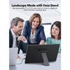 UPERFECT Portable VESA Monitor Stand with Hand Screw 7 to 17.3 inch Freestanding VESA Monitor Desk Mount With Swivel/Tilt/Rota