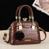 Textur Europäische und Amerikanische Mode Handtasche Umhängetasche Große Kapazität Crossbody Tasche Muschel Tasche Mode Handtasche