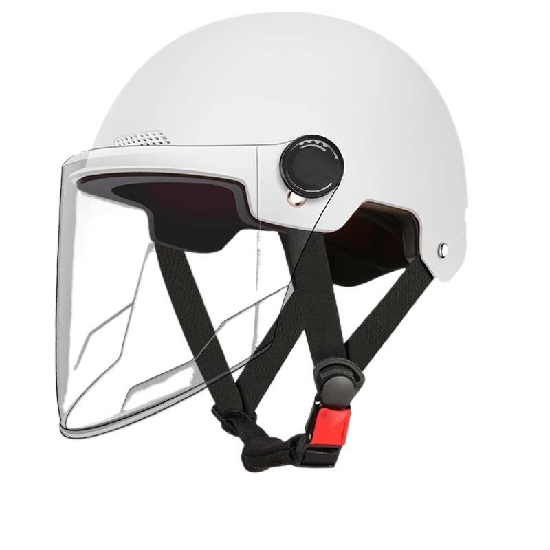 Helmet Electric Vehicle Women and Men Motorcycle Battery Car Half Helmet Summer Sun Protection Full Helmet Wholesale Riding Breathable and Lightweight