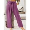 Pantaloni da donna Pantaloni casual estivi Pantaloni da donna tinta unita Pantaloni da casa