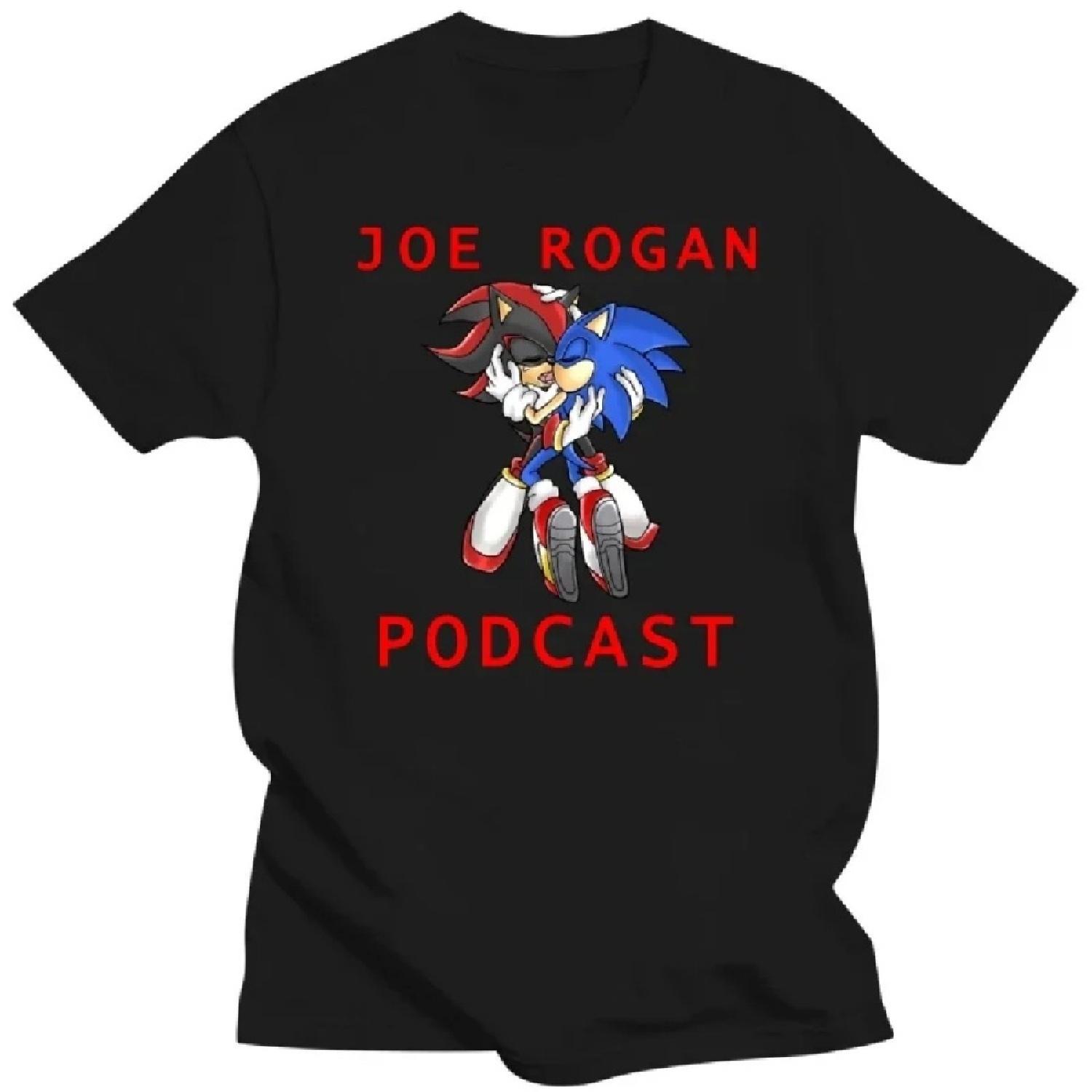 

Gift for men women unisex t-shirt S-5xl Joe Rogan Podcast Unisex Tshirt men clothing graphic t shirts oversized harajuku tee XXXXXL чёрный