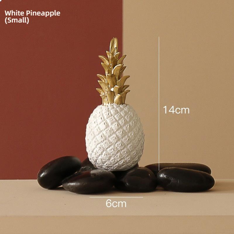 

Північна золота скульптура ананаса - Декор, що підходить для Instagram, для журнального столика, креативний реквізит для фотографії та прикраса для вітальні