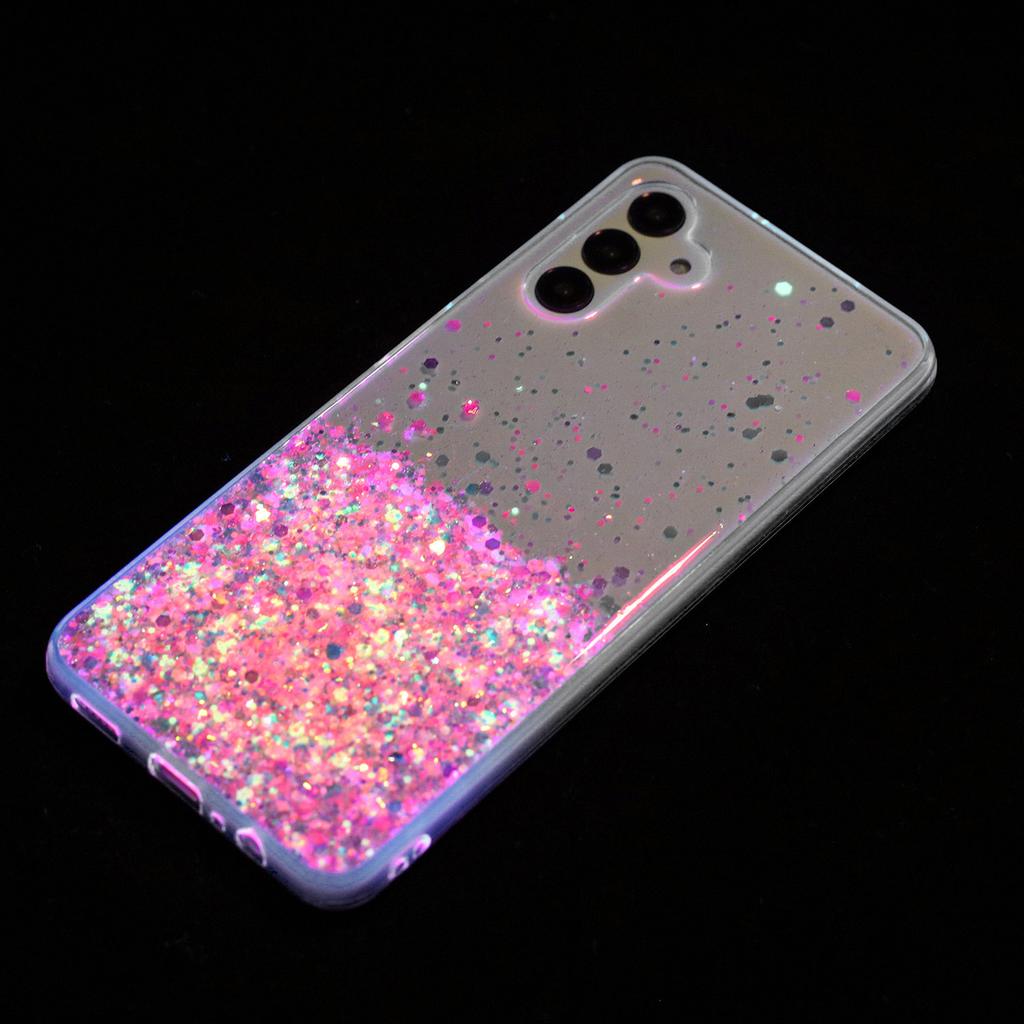 For Samsung Galaxy A35 5G Glow In The Dark Phone Case Epoxy TPU Glitter Sparkle Cover