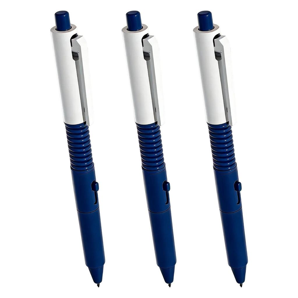 3Pcs Interactive Water Jet Pen Decompressive Press Action Ballpoint Pen For Stress Relief And Entertainment During Study