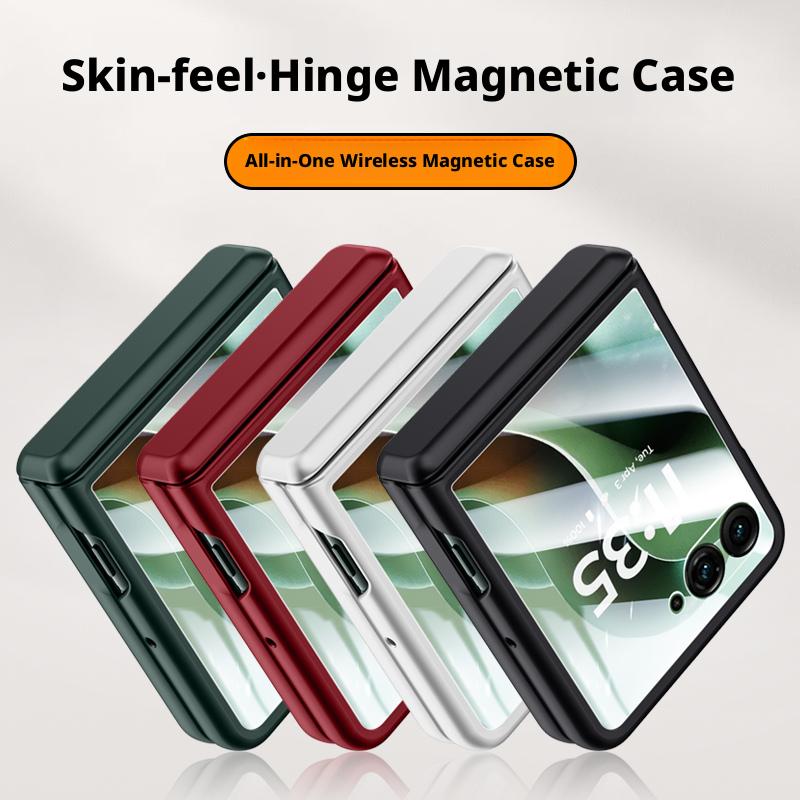 Matte Skin-Friendly Case For Motorola Razr 60 50 Ultra Magnetic Folding Hinge All Inclusive Shockproof Case Cover