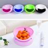 Snacks Bowl Nut Bowl Creative Bowl Double Layer Dry Fruit Containers Portable Durable Snack Storage Box with Cellphone Holder