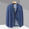 Men's Plus Size Thin Denim Blazer Jacket