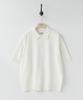 Leopeusaideu Craft Collar Half Knit Off White