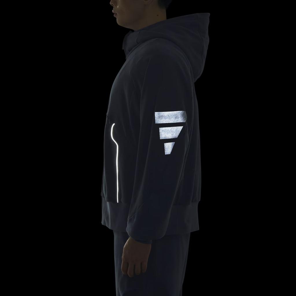 Adidas FW24 FUSTL P Hoodie Comfortable Jacket Men Jackets Ink-Blue JM6153