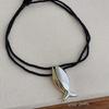 Elegant Minimalist Fish Necklace High Quality Alloy Finish Smooth Brims Lightweight Design Perfect Gift for Her
