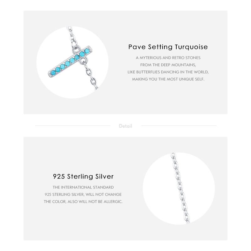 MODIAN Стерлингового серебра 925 пробы, винтажное очаровательное бирюзовое короткое колье-колье с геометрическим рисунком, цепочка для женщин, свадебные эффектные ювелирные изделия