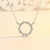 Korean Drama 'Legend of the Blue Sea' Clavicle Necklace: High-End, Super Fairy Full Diamond Pendant for Female Students