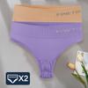 2PCS/Set M-2XL Bodyshaper G-String Panties Women Slim Underwear Female Lingerie Sexy Lady Thongs High Waist Underpants