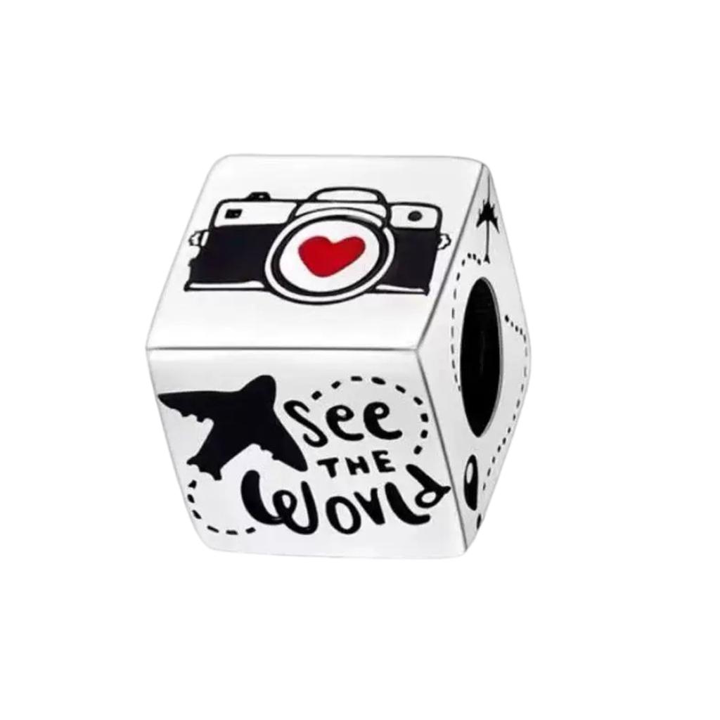 Demogorgon Hjerte Perleanheng - DIY Smykkefremstillingsmateriell For Fans Og Håndverkere