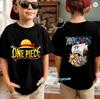 Boys Girls T Shirt Summer Kids Anime TShirt Zoro Nami Chopper Cute Clothes Cartoon Tees Birthday Gifts Tops