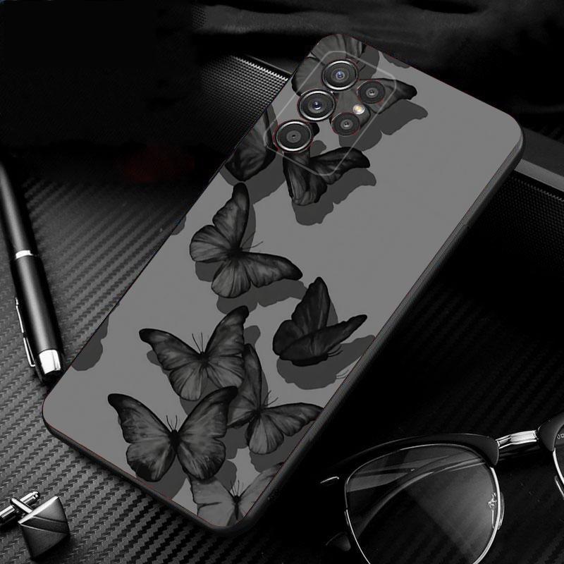 Purple Pink Butterfly Phone Case For Samsung Galaxy S26 S25 S24 S23 S22 Ultra S23 S22 S25 Plus S24 FE S26Edge
