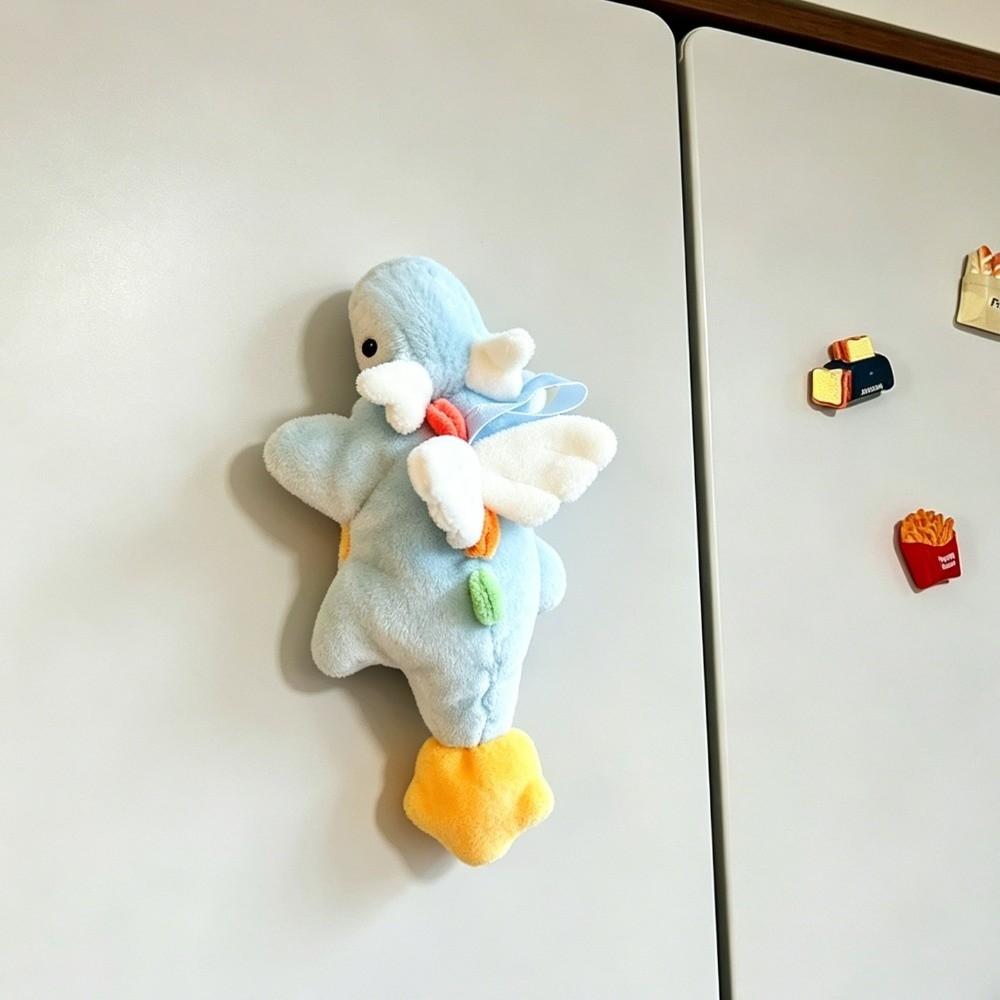 Magnetic Dragon Fridge Magnet Winged Dragon Stuffed Dragon Doll New Bag Decoration  Kids Birthday