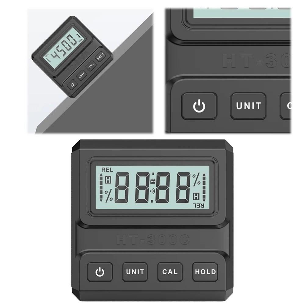4*90° Angle Digital Protractor With Magnetic Base Electronic Inclinometer  Woodworking Tool