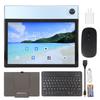 Tablet 10.1in 2 In 1 8G RAM 256G ROM 4G 8 Core with Case Keyboard Mouse Blue 100‑240V US Plug