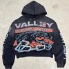 Pull VALLEY dessin animé américain hommes et femmes couple pull ample pull haut sweat à capuche