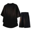 Summer Short-sleeved Men's Sports Suit Plus Size Men's Two-piece Set