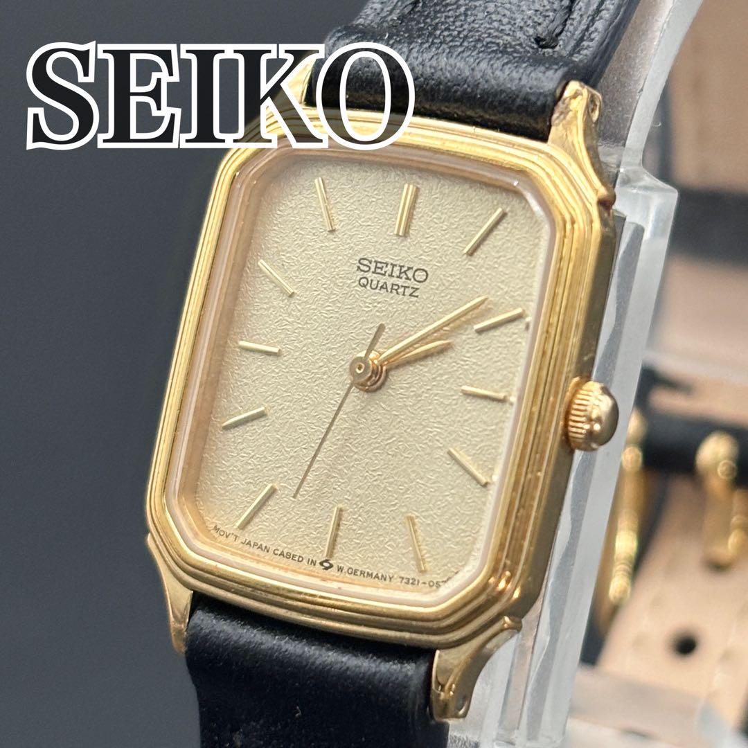 

[USED] SEIKO Women s Watch Gold Black