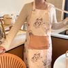 Cartoon With Pockets Cat Dog Sleeveless Aprons Oil-proof Soft Kitchen Apron Waterproof Cute Cooking Apron Woman/Man