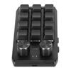 Mini Custom Keypad 12 Mechanical Keys 2 Knobs Programmable Red Switch Programming Macro Keypad for PC Gaming Multimedia