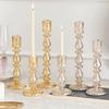 French Vintage Silver-Plated Candle Holde Elegant Home Decor for Romantic Dinners Aromatherapy