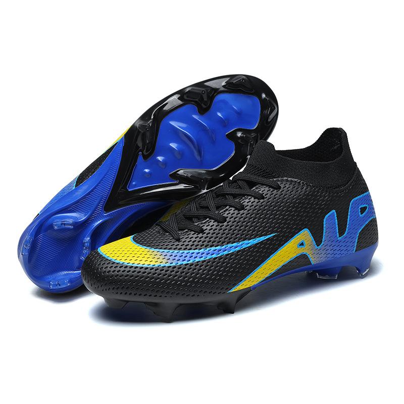 High-Top New Men'S And Women'S Artificial Grass Non-Slip And Wear-Resistant Long Nails Training Game Football Shoes