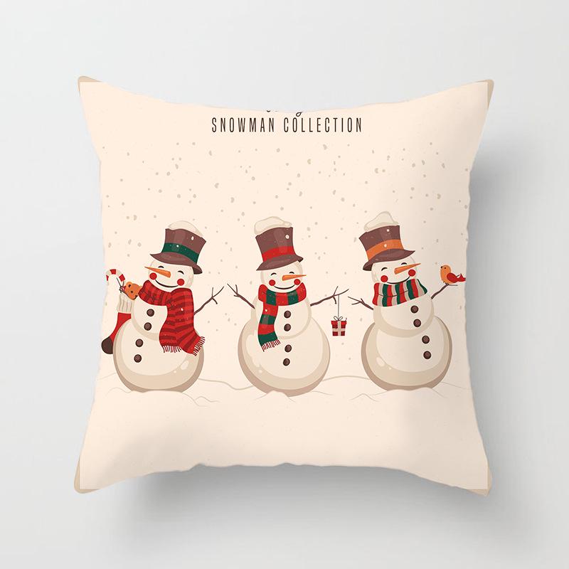 Home Furnishings Christmas Simple Sofa Pillow Cases