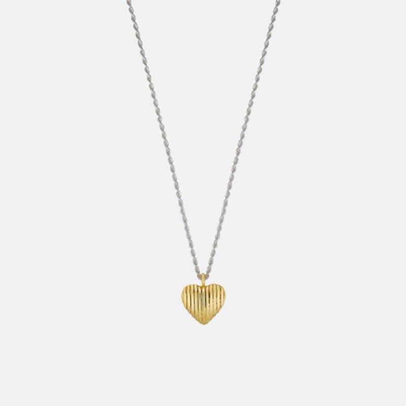 EIGHTMORE heart shell silver925 necklace