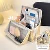 Large-capacity Portable Cosmetic Bag Vertical Desktop Storage Multifunctional Cosmetic Storage Bag Stationery Pen Storage Bag