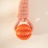 Watermelon Rope Ball Toy: Teeth-Cleaning Cotton Rope for Dogs & Cats, Leaking Food Ball and Chew Toy