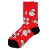 Christmas Crew Socks Funny Novelty Ankle Socks Cartoon Christmas Socks Casual Booties Socks Calf Socks for Women Men
