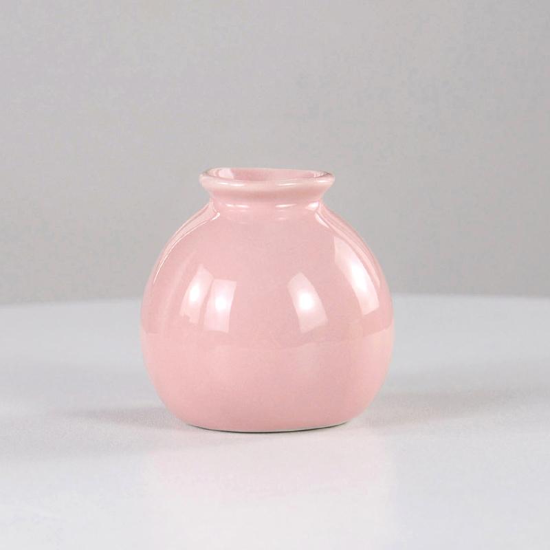 Keramik-Blumenvase, nordische Hydrokulturvasen für die Raumdekoration zu Hause, Mini-Blumenpflanze, weiße Flaschentöpfe, Desktop-Ornament