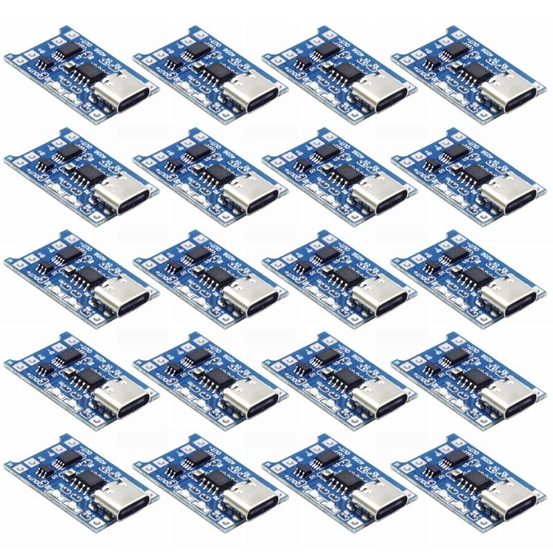 TC4056 Lithiums Battery Charger Module With Type C Input Overcharge Protections And LED Status Indicators For Liion Batteries
