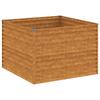 Raised Garden Bed 100 X 100 X 69 Cm Corten Steel
